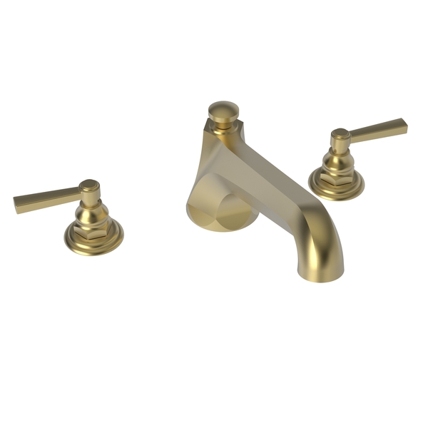 Newport Brass Tub Faucet, Satin Brass (PVD), Deck 3-916/04
